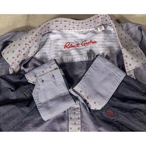 Robert Graham Flip Cuff Shirt  Size Xl